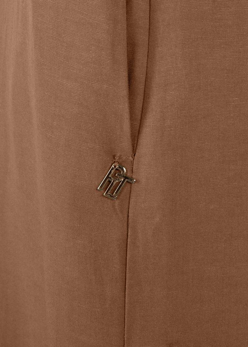 Paola T. Abito Lungo In Lino E Viscosa