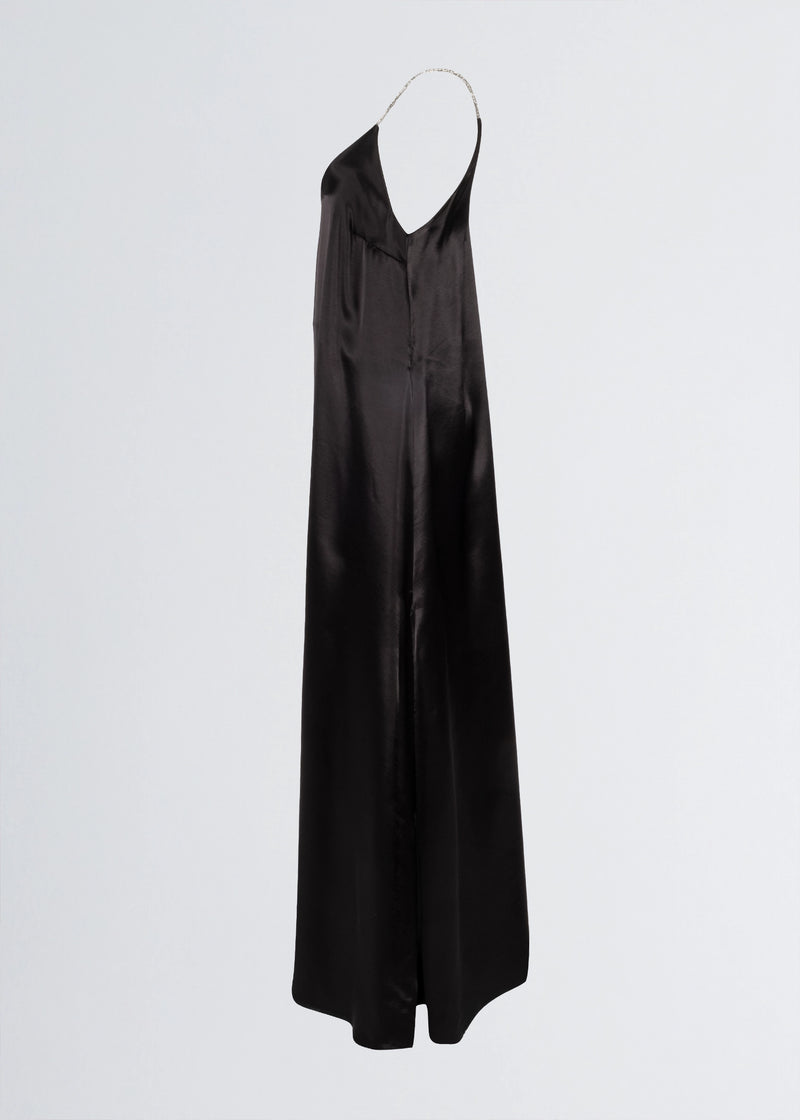 Paola T. Abito Lungo In Raso Di Viscosa