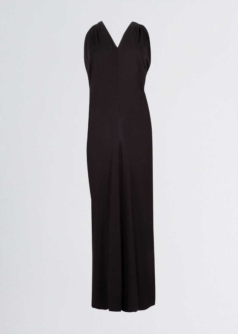 Paola T. Abito Lungo Jersey Di Viscosa