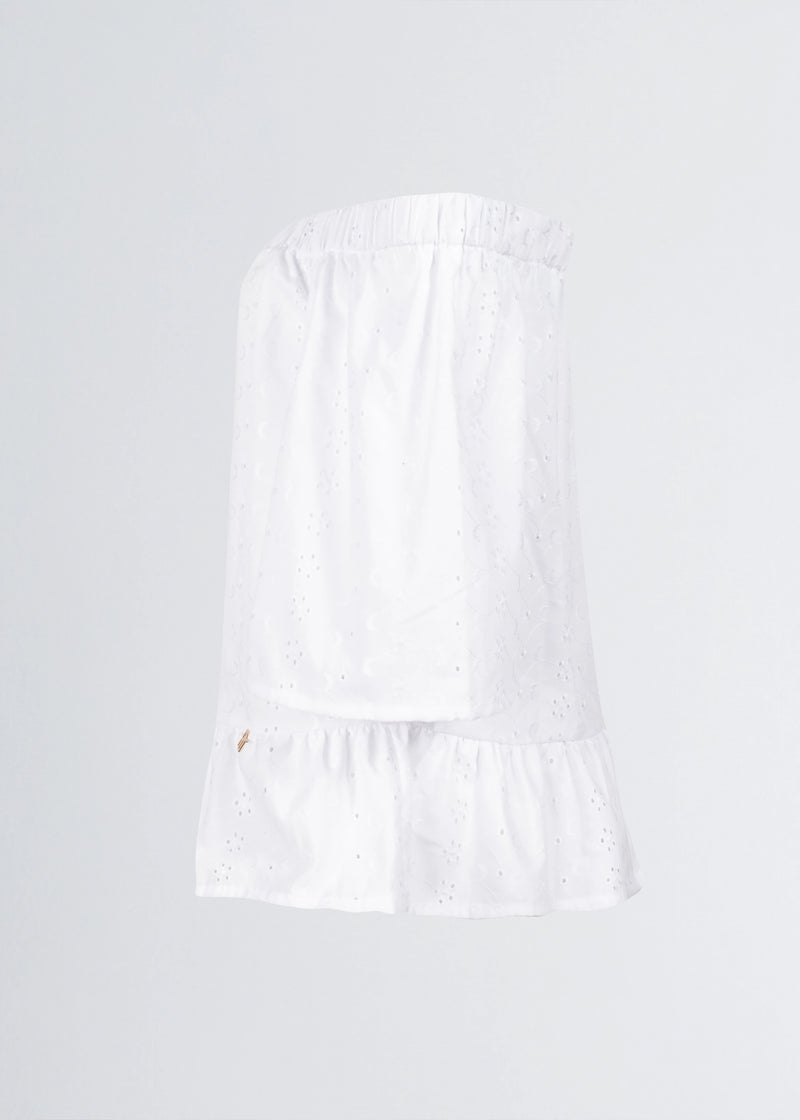 Paola T. Blusa In Cotone Sangallo