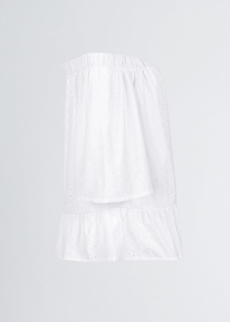 Paola T. Blusa In Cotone Sangallo