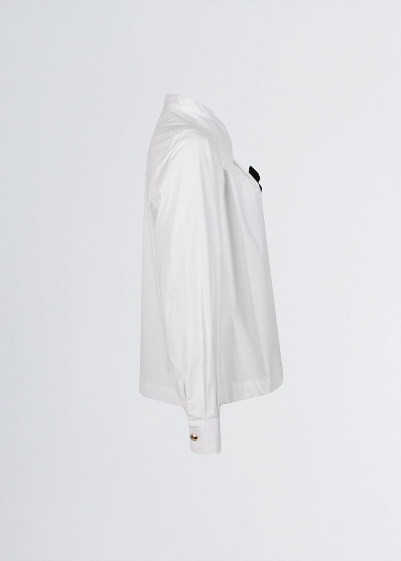 Paola T. Blusa In Cotone Stretch