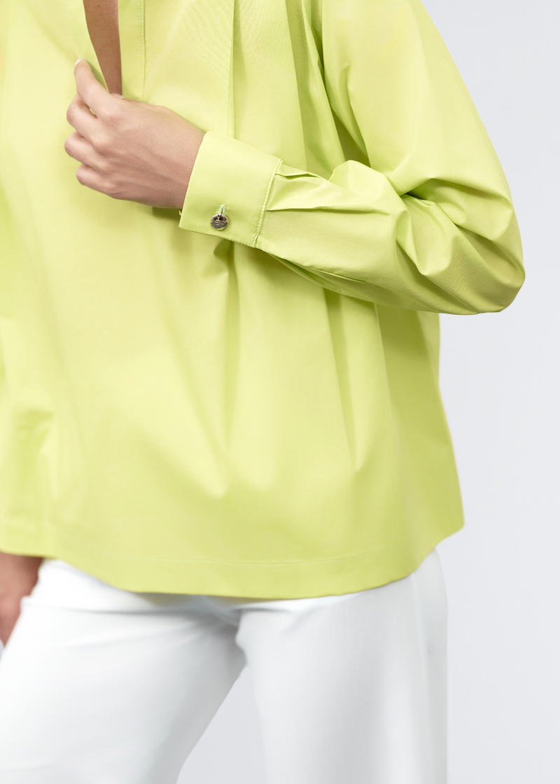 Paola T. Blusa In Cotone Stretch