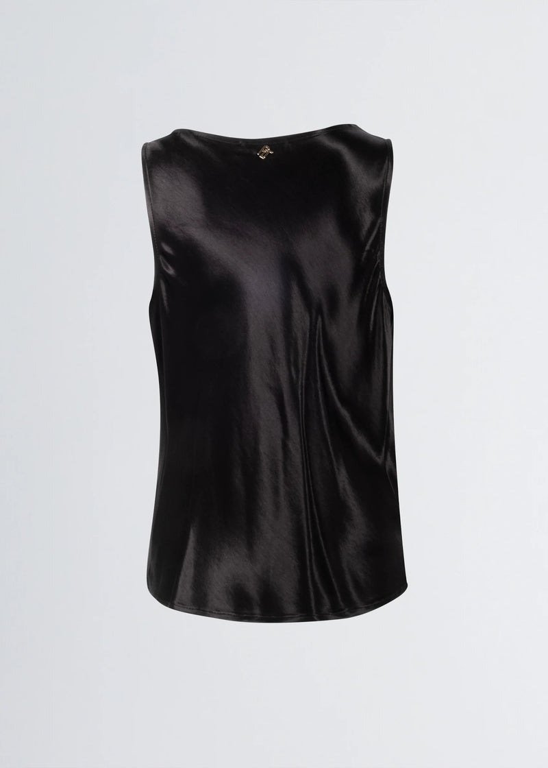 Paola T. Blusa Scollatura Morbida In Raso