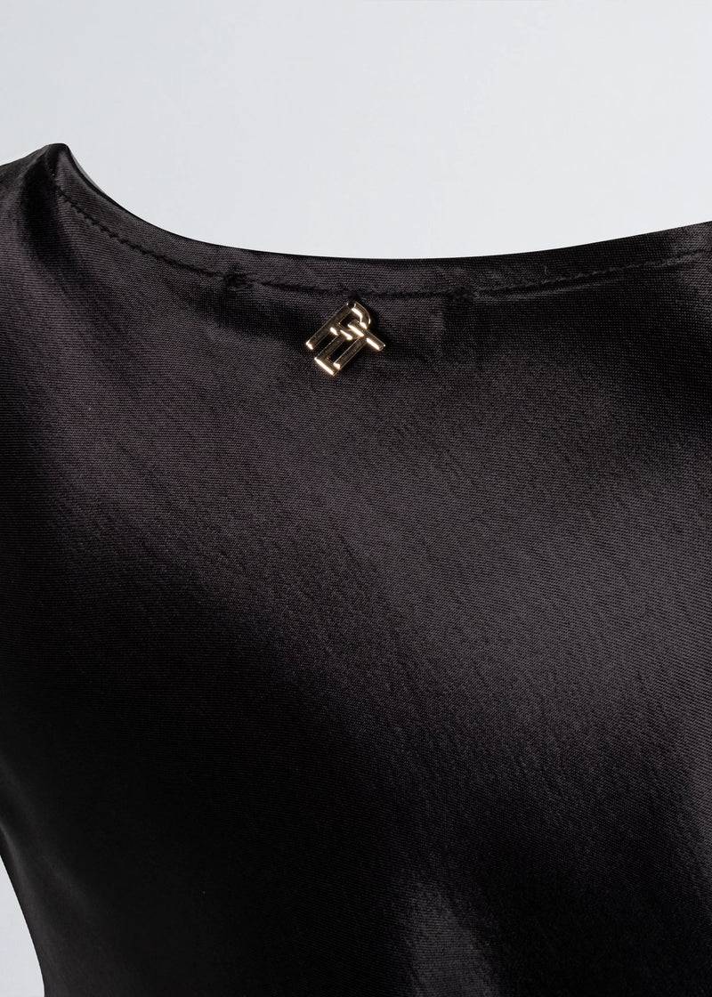 Paola T. Blusa Scollatura Morbida In Raso