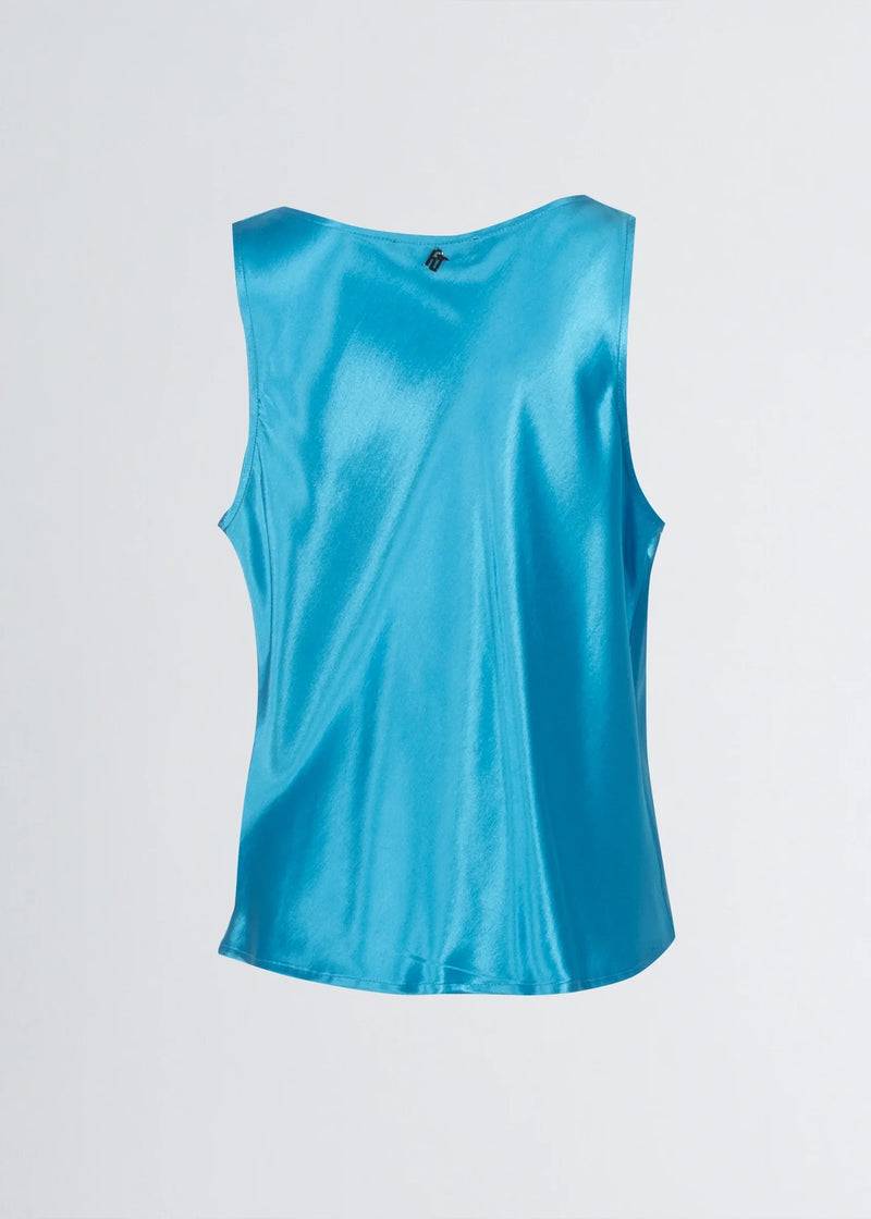 Paola T. Blusa Scollatura Morbida In Raso