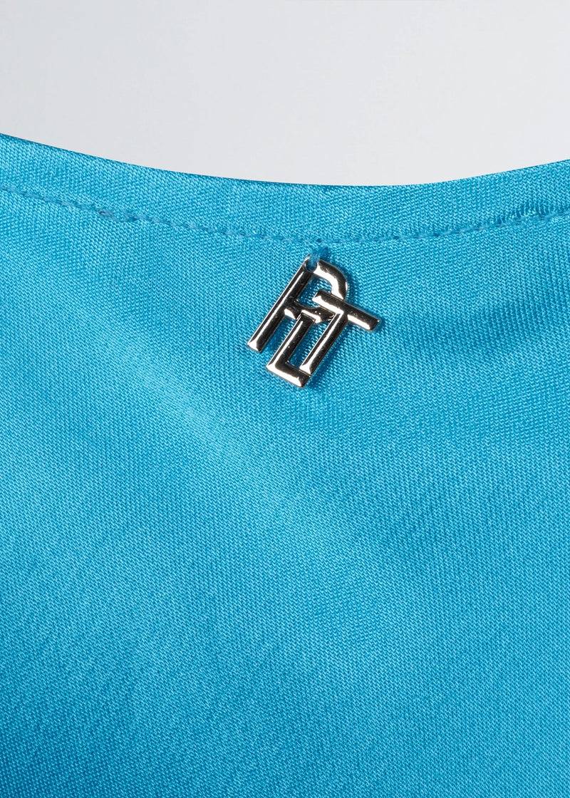 Paola T. Blusa Scollatura Morbida In Raso