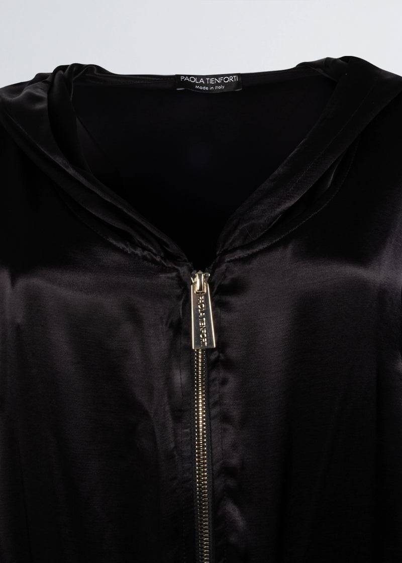 Paola T. Bomber In Raso Di Viscosa