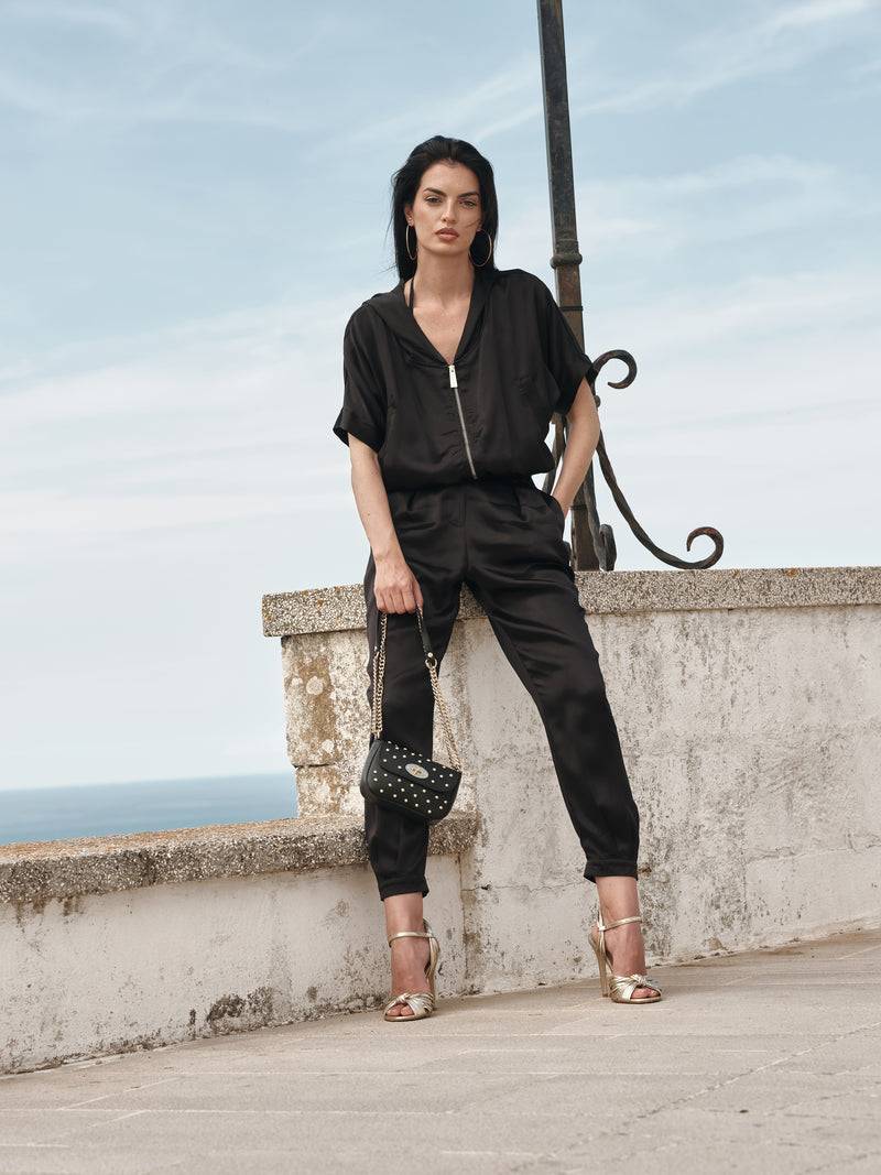 Paola T. Bomber In Raso Di Viscosa