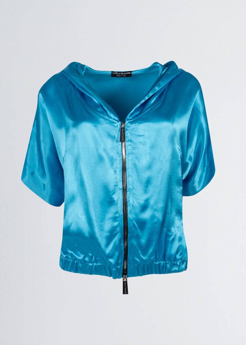 Paola T. Bomber In Raso Di Viscosa