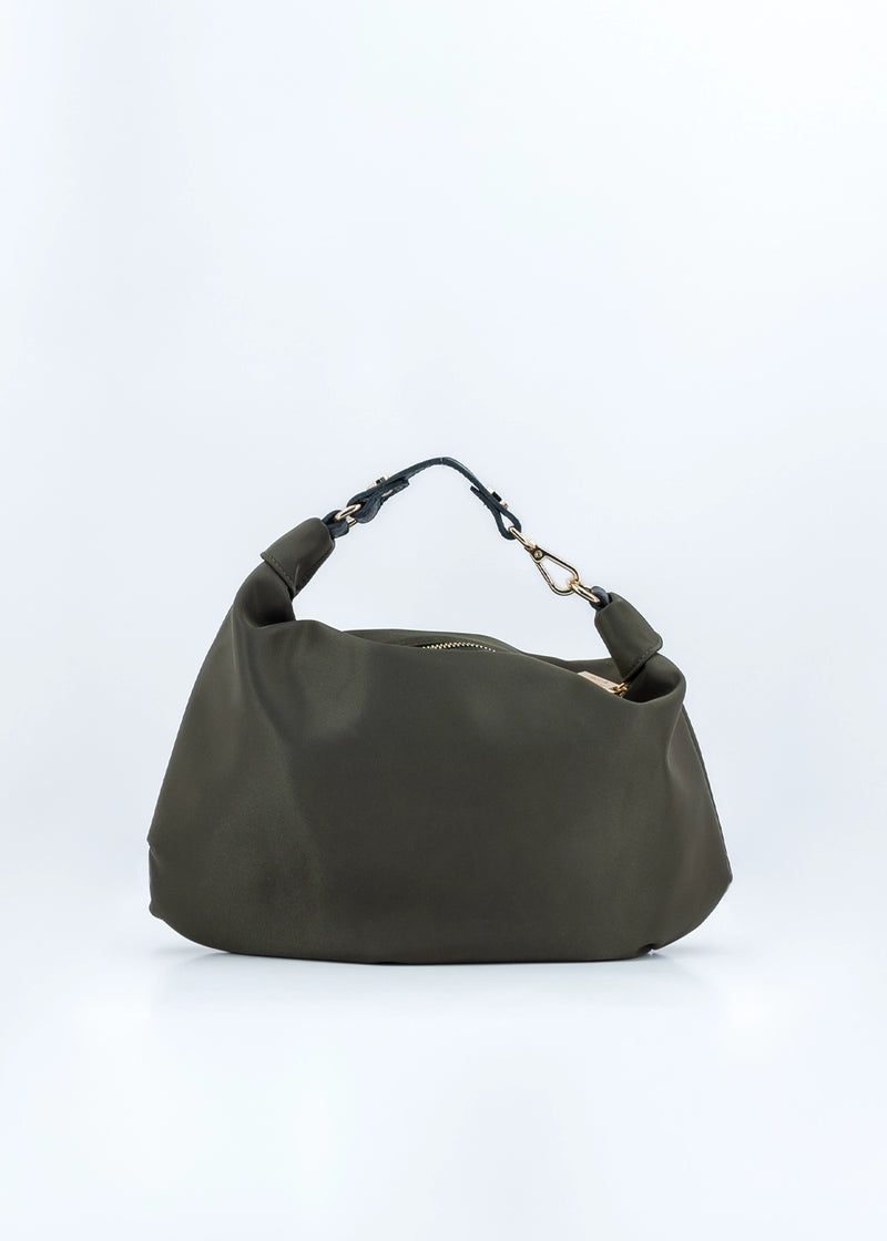 Paola T. Borsa A Sacca In Nylon Con Dettagli Oro