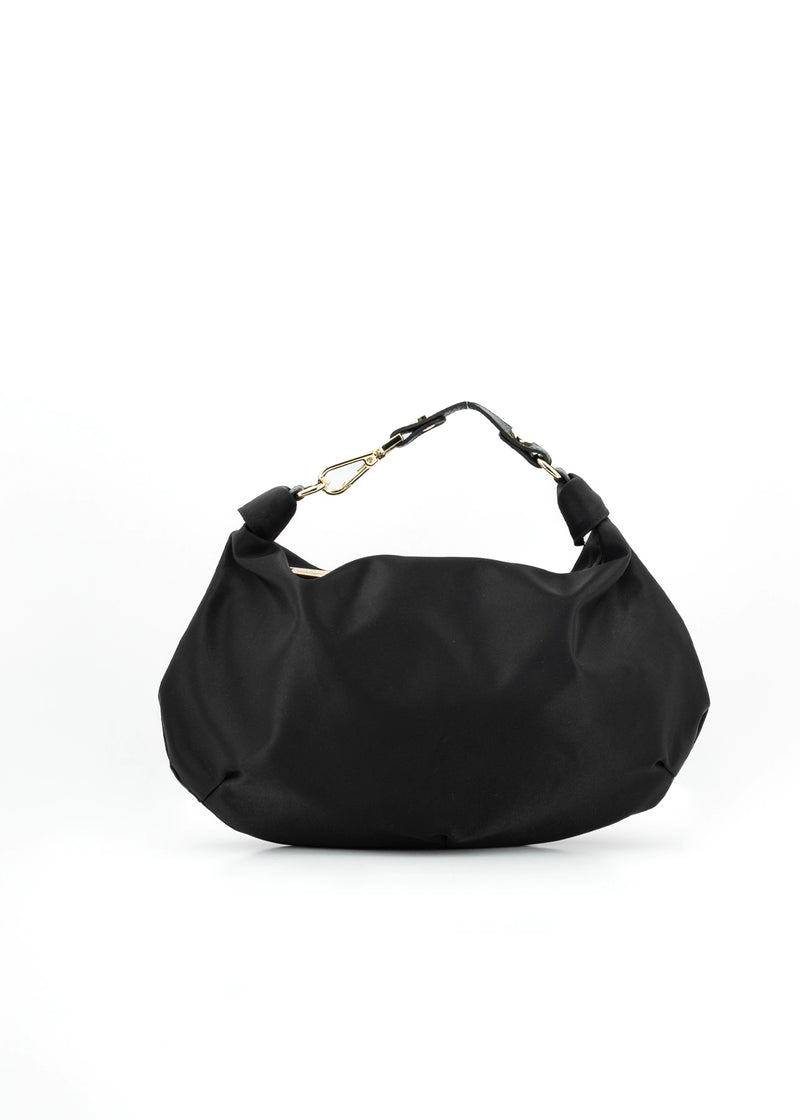 Paola T. Borsa A Sacca In Nylon Con Dettagli Oro