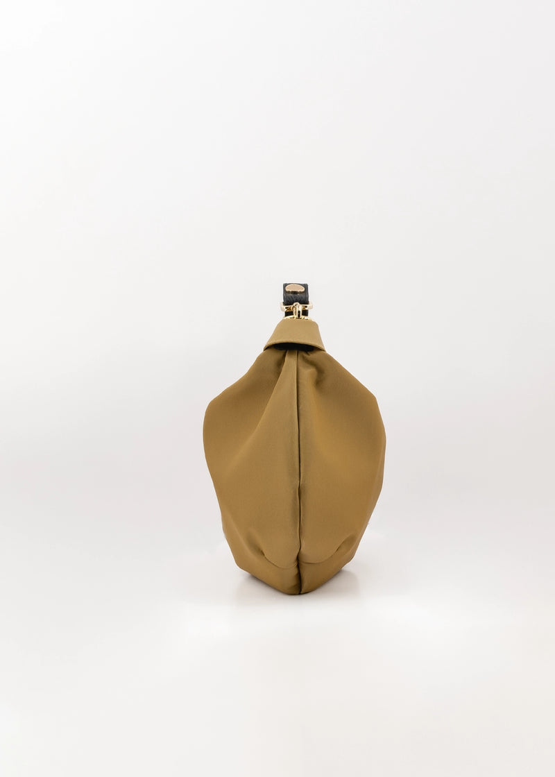 Paola T. Borsa A Sacca In Nylon Con Dettagli Oro