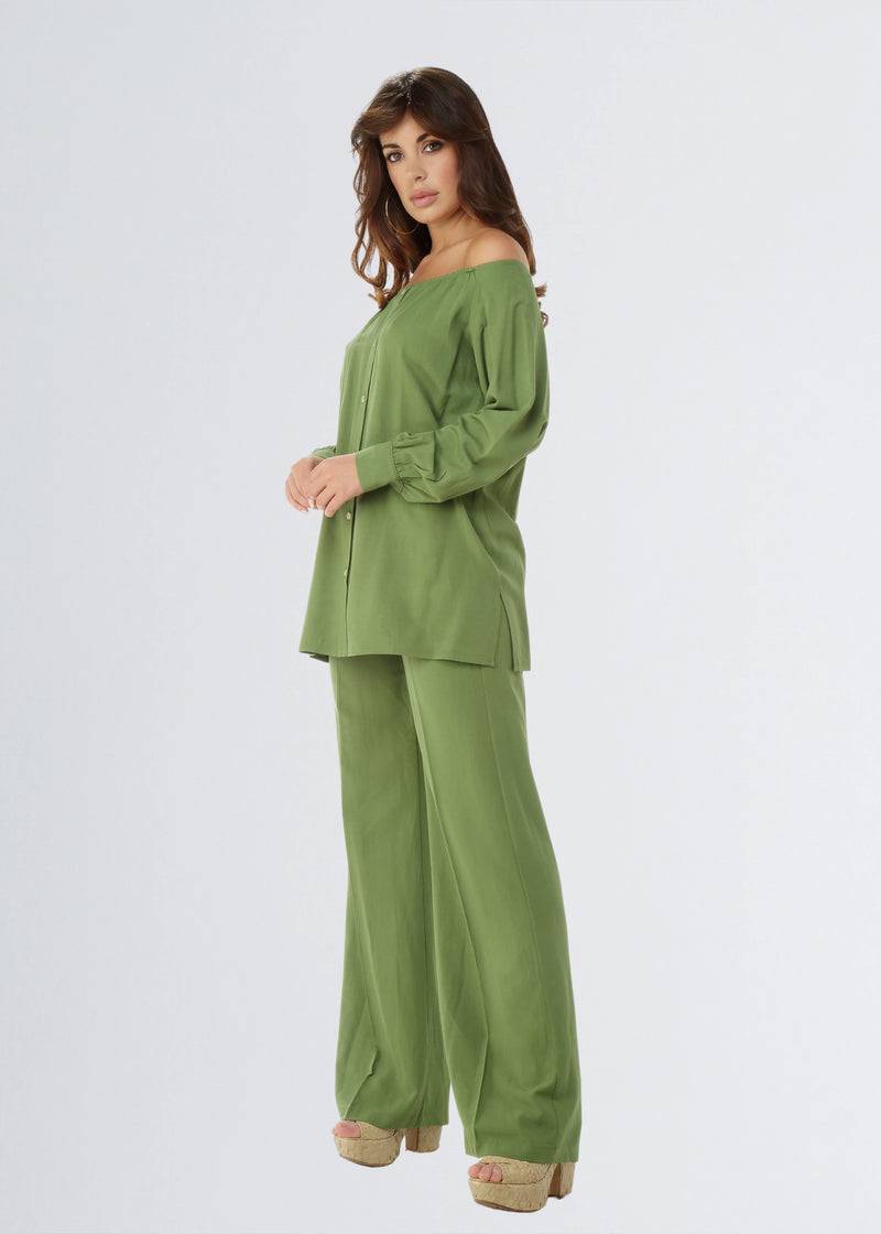 Paola T. Camicia In Lino E Viscosa