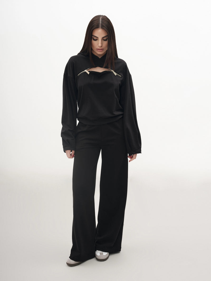 Paola T. Felpa Con Cappuccio E Zip