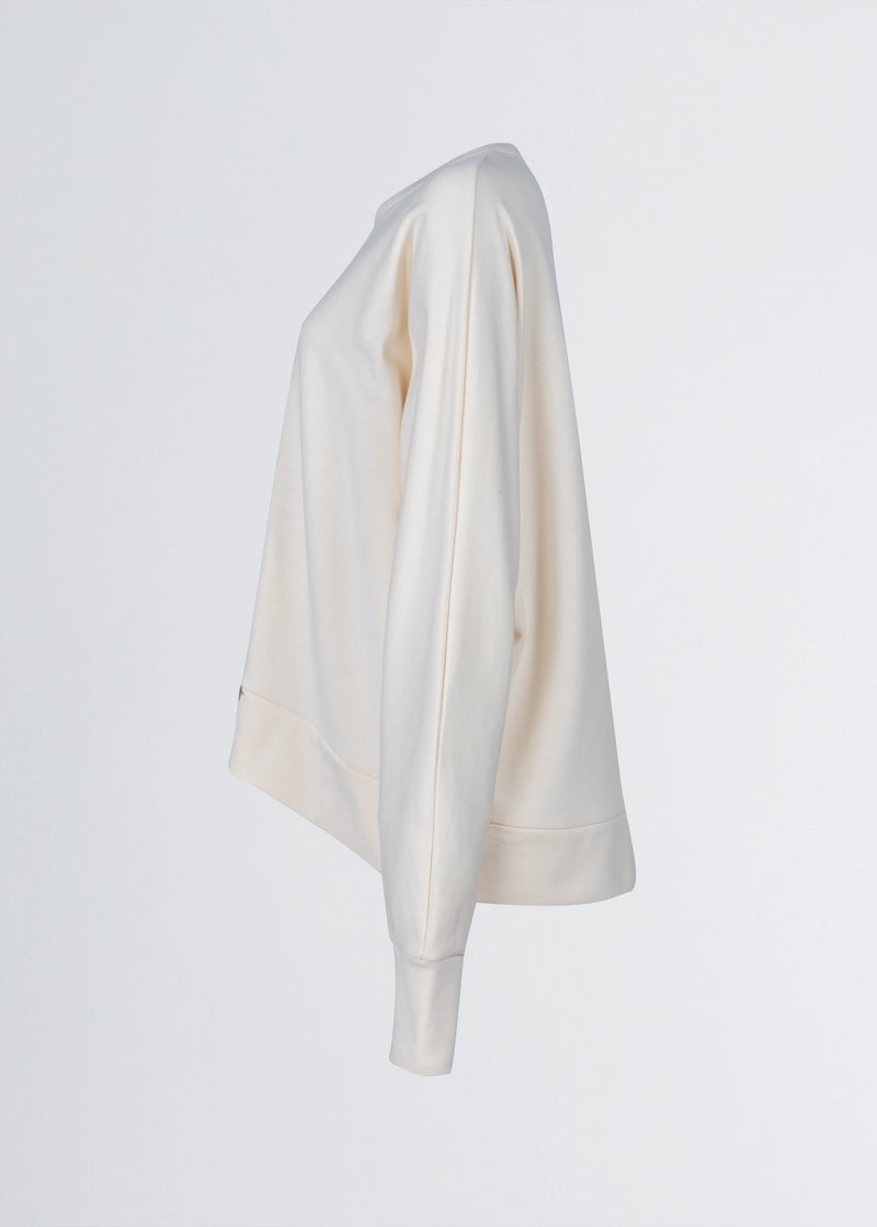 Paola T. Felpa Corta In Cotone Stretch