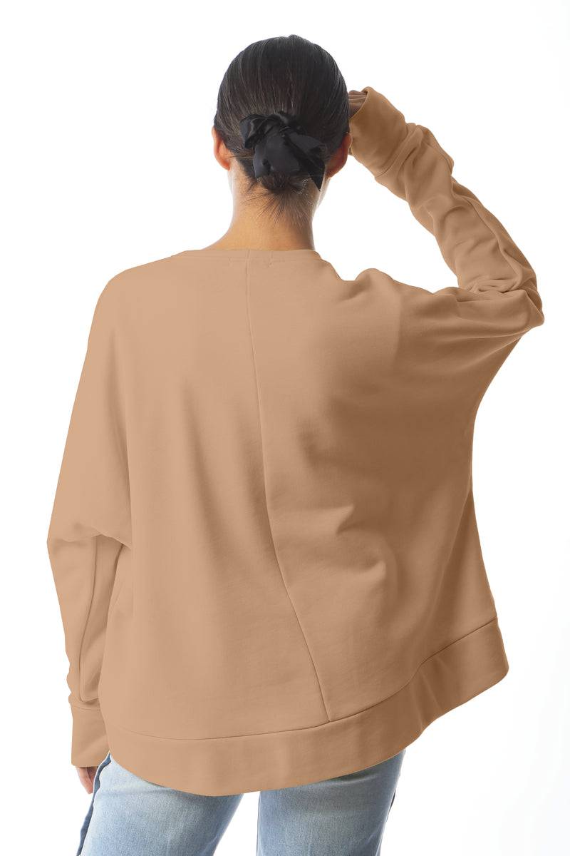 Paola T. Felpa Corta In Cotone Stretch