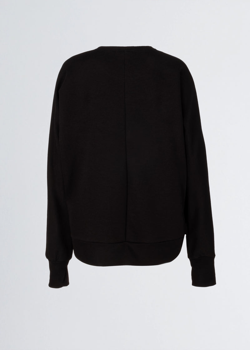 Paola T. Felpa Corta In Cotone Stretch