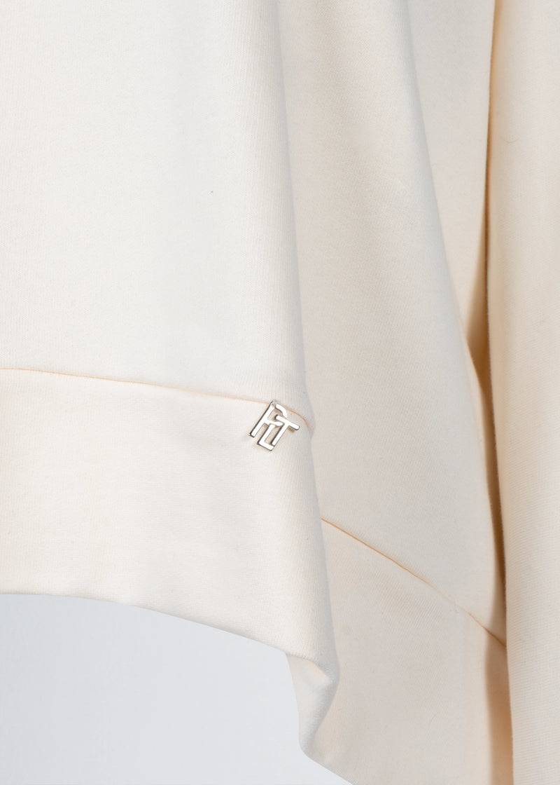 Paola T. Felpa Corta In Cotone Stretch