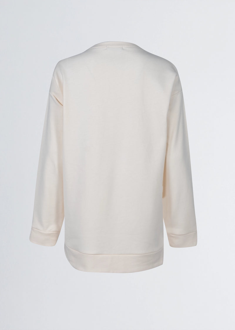 Paola T. Felpa In Cotone Stretch