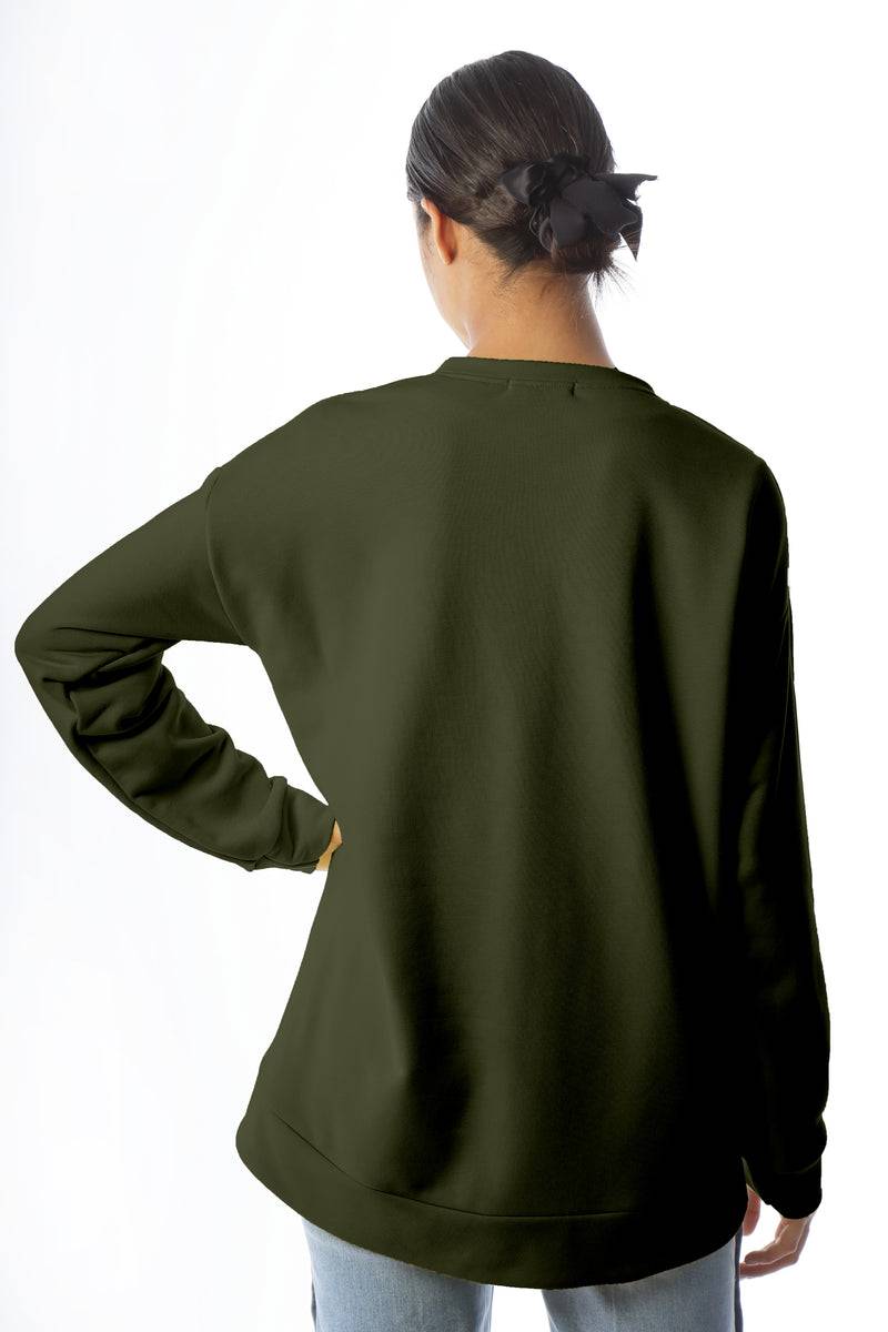 Paola T. Felpa In Cotone Stretch