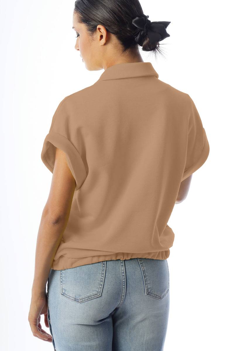 Paola T. Felpa In Cotone Stretch