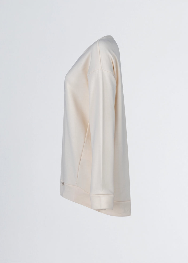 Paola T. Felpa In Cotone Stretch