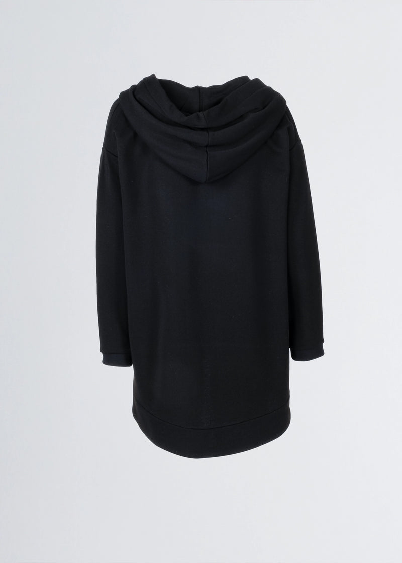 Paola T. Felpa Oversize Con Cappuccio
