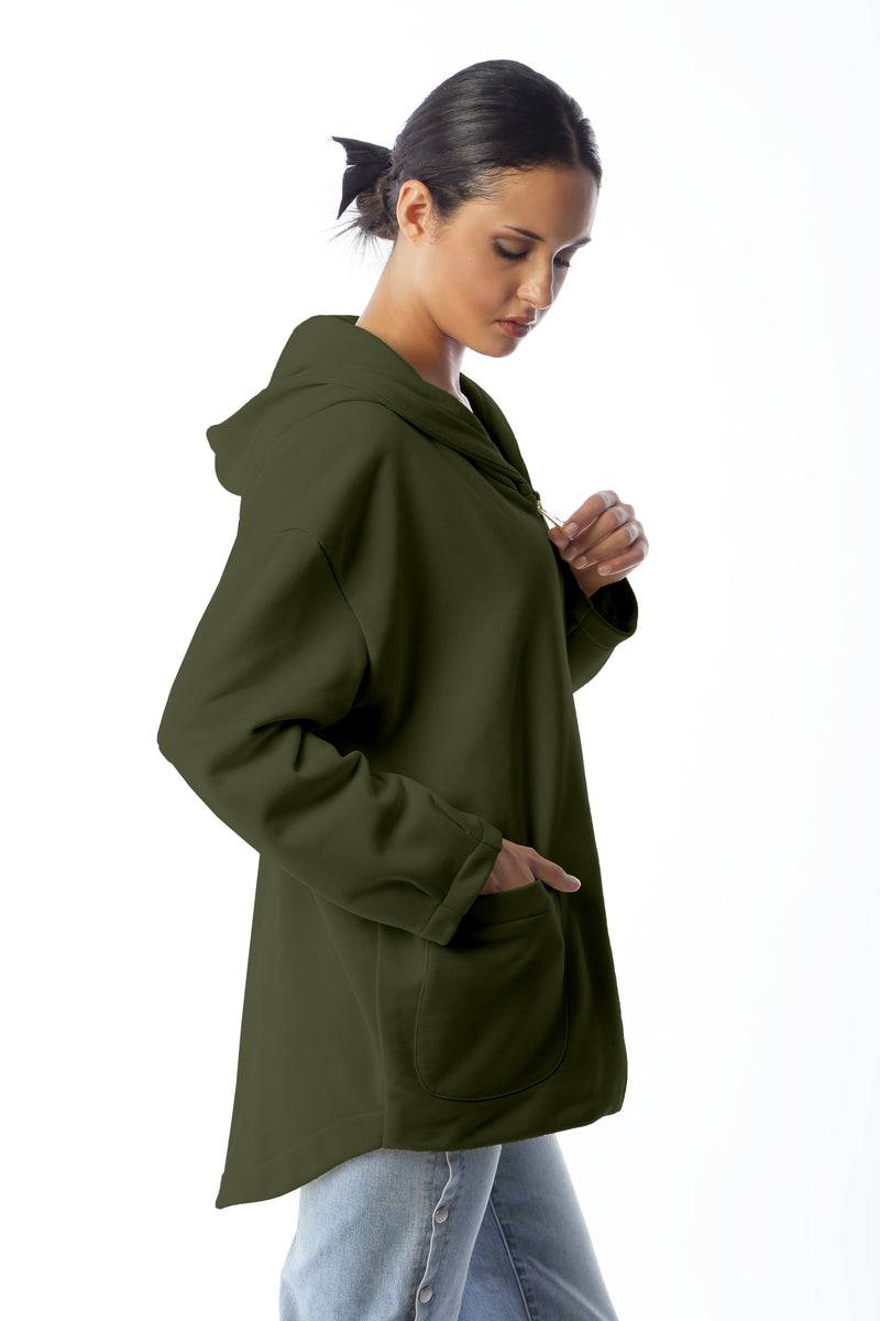 Paola T. Giacca In Felpa Di Cotone