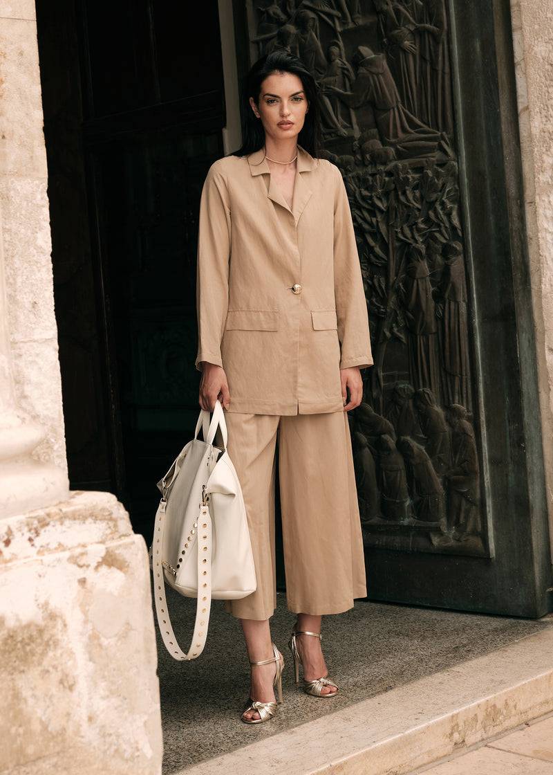 Paola T. Giacca In Lino E Viscosa