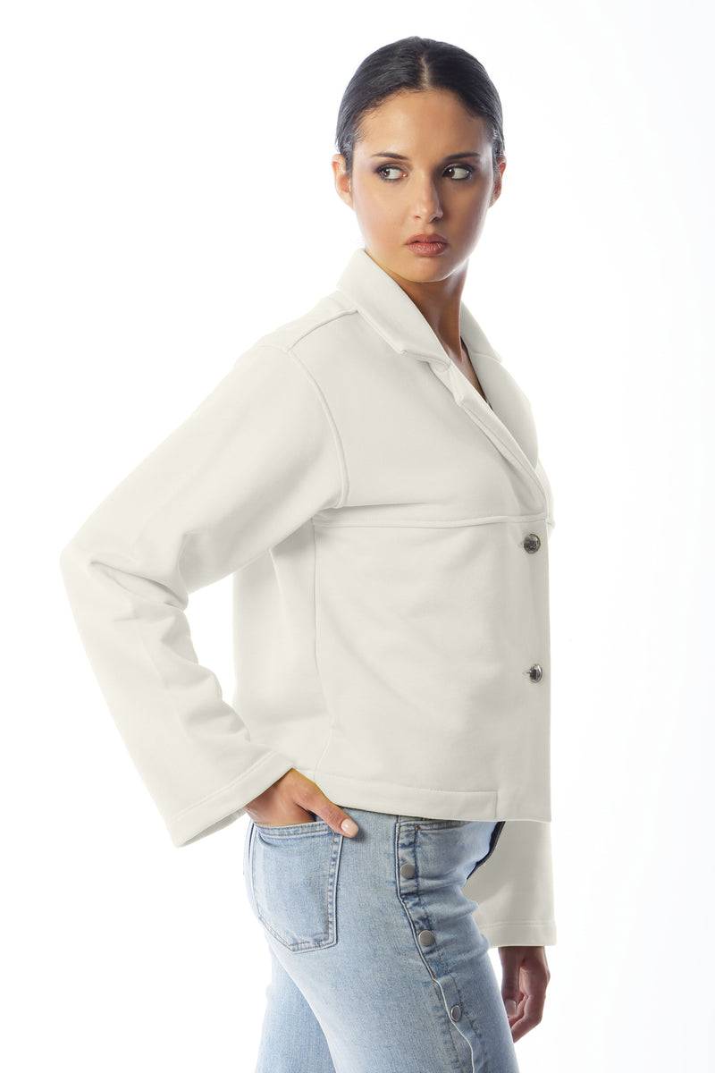 Paola T. Giacca Spencer In Felpa