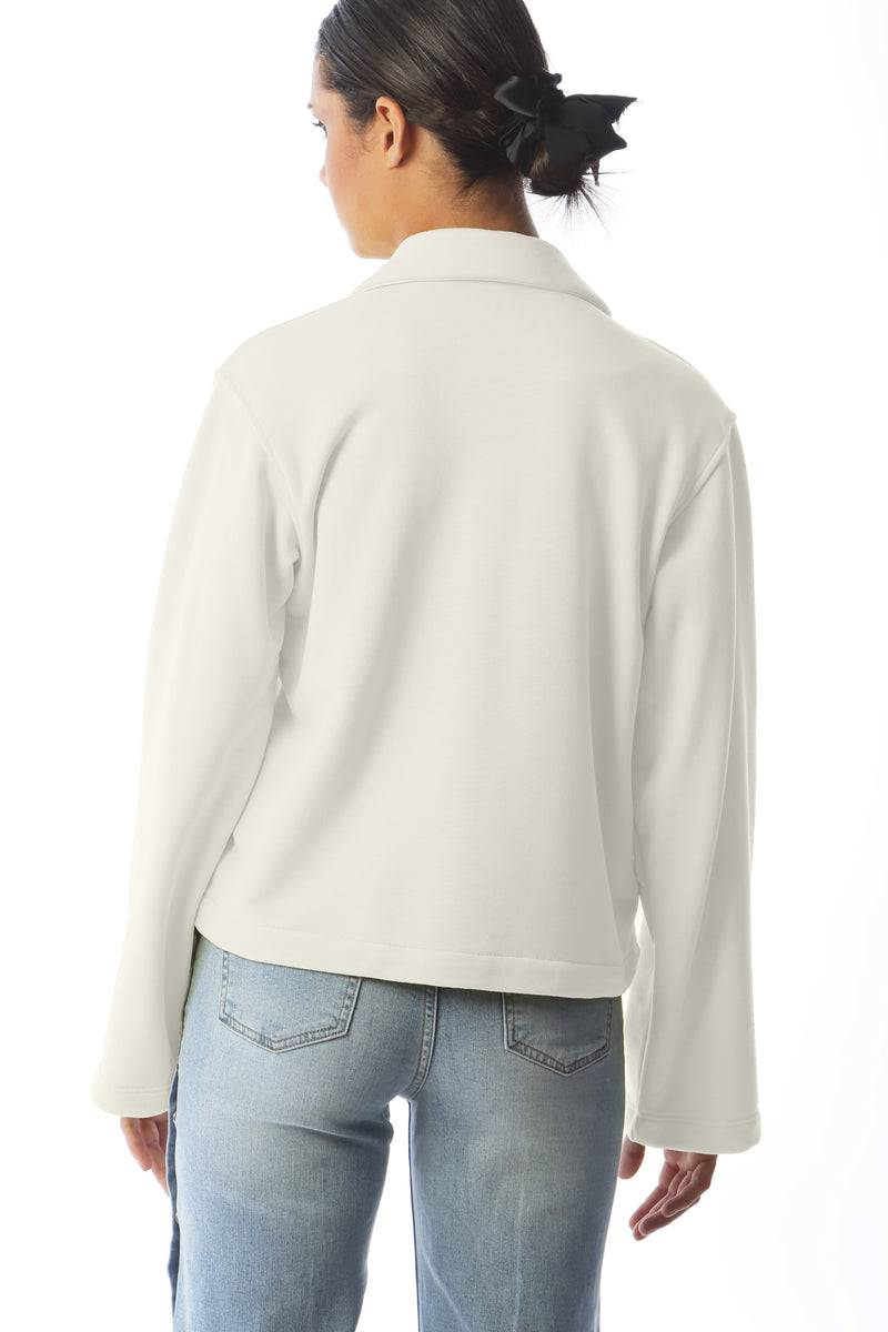 Paola T. Giacca Spencer In Felpa