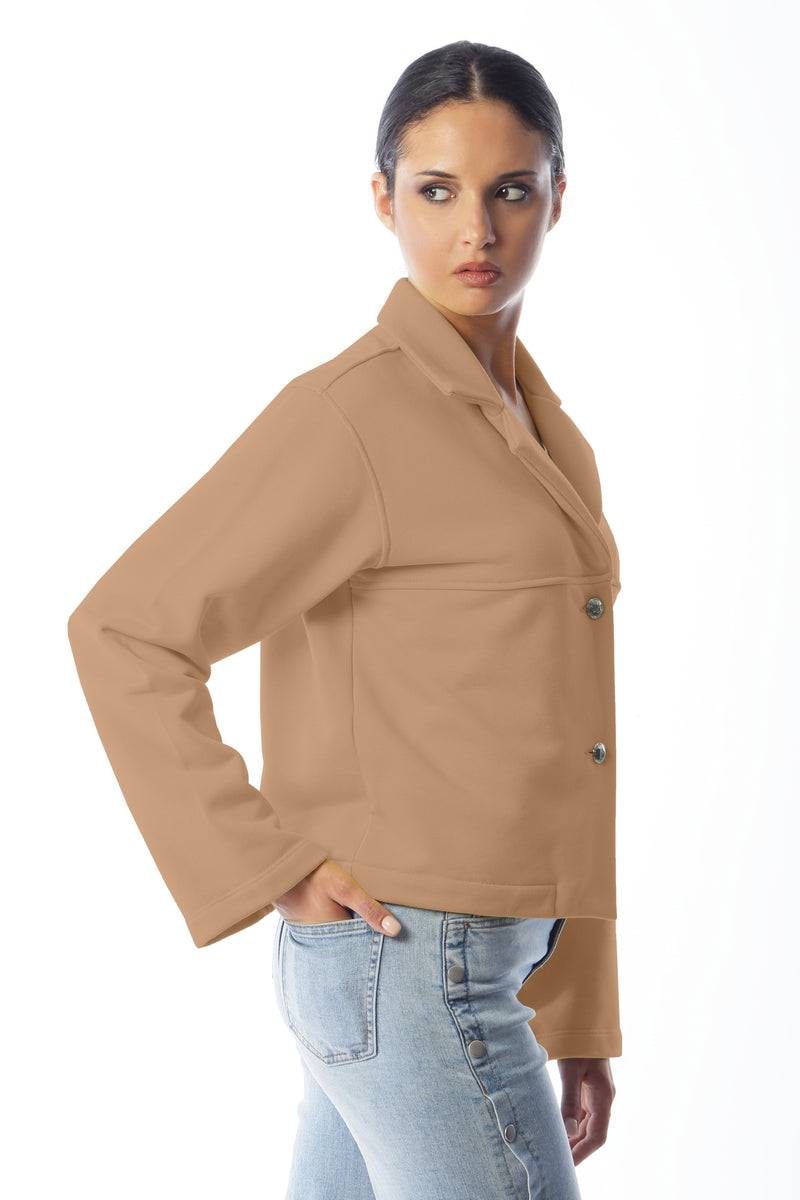 Paola T. Giacca Spencer In Felpa