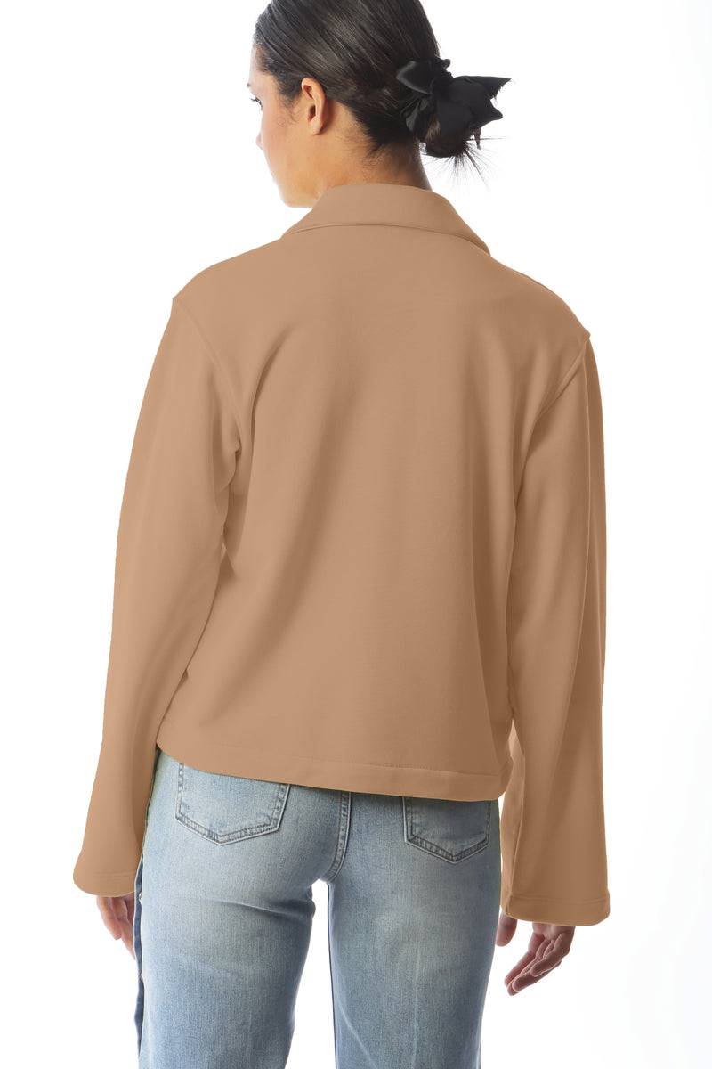 Paola T. Giacca Spencer In Felpa