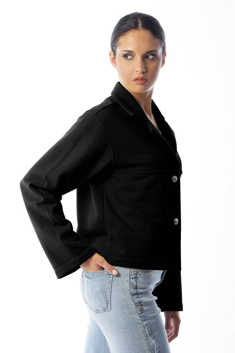 Paola T. Giacca Spencer In Felpa