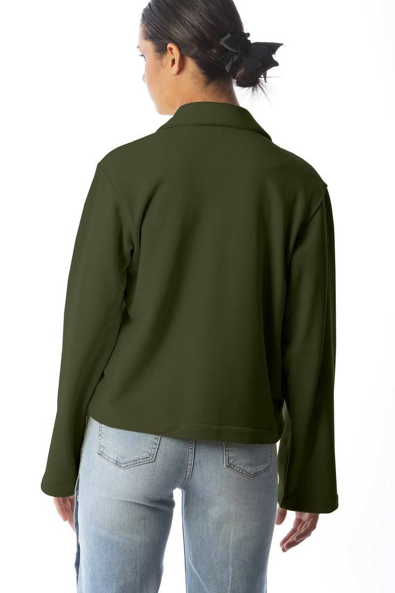 Paola T. Giacca Spencer In Felpa