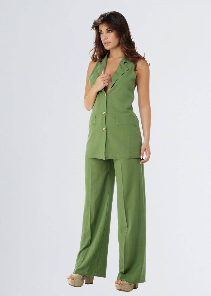 Paola T. Gilet In Lino E Viscosa