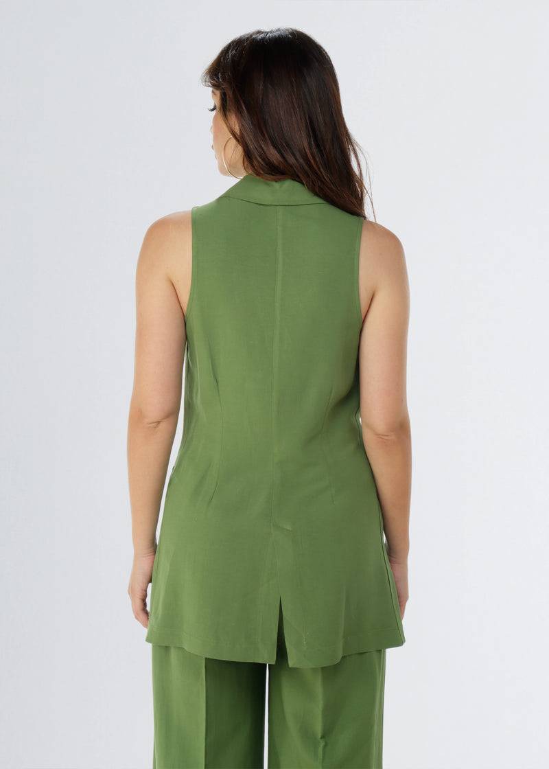 Paola T. Gilet In Lino E Viscosa