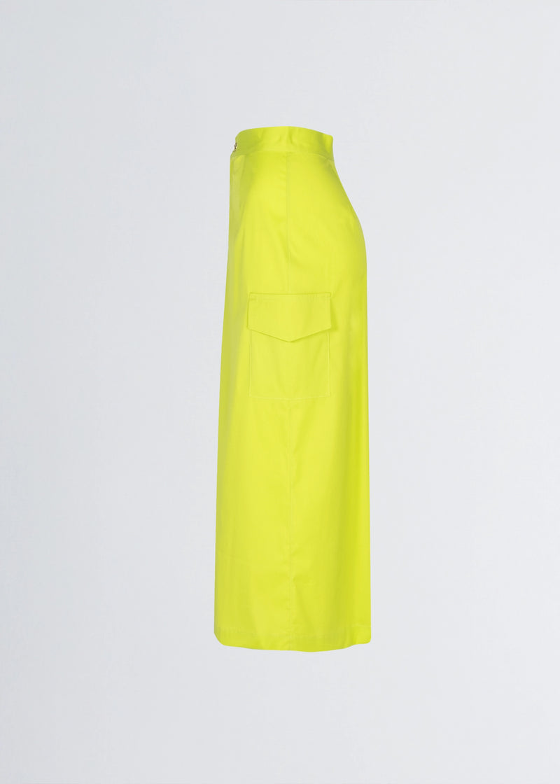 Paola T. Gonna In Cotone Stretch Con Tasconi