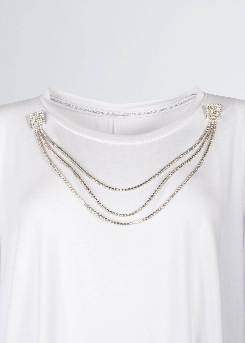 Paola T. Maglia In Jersey Di Viscosa