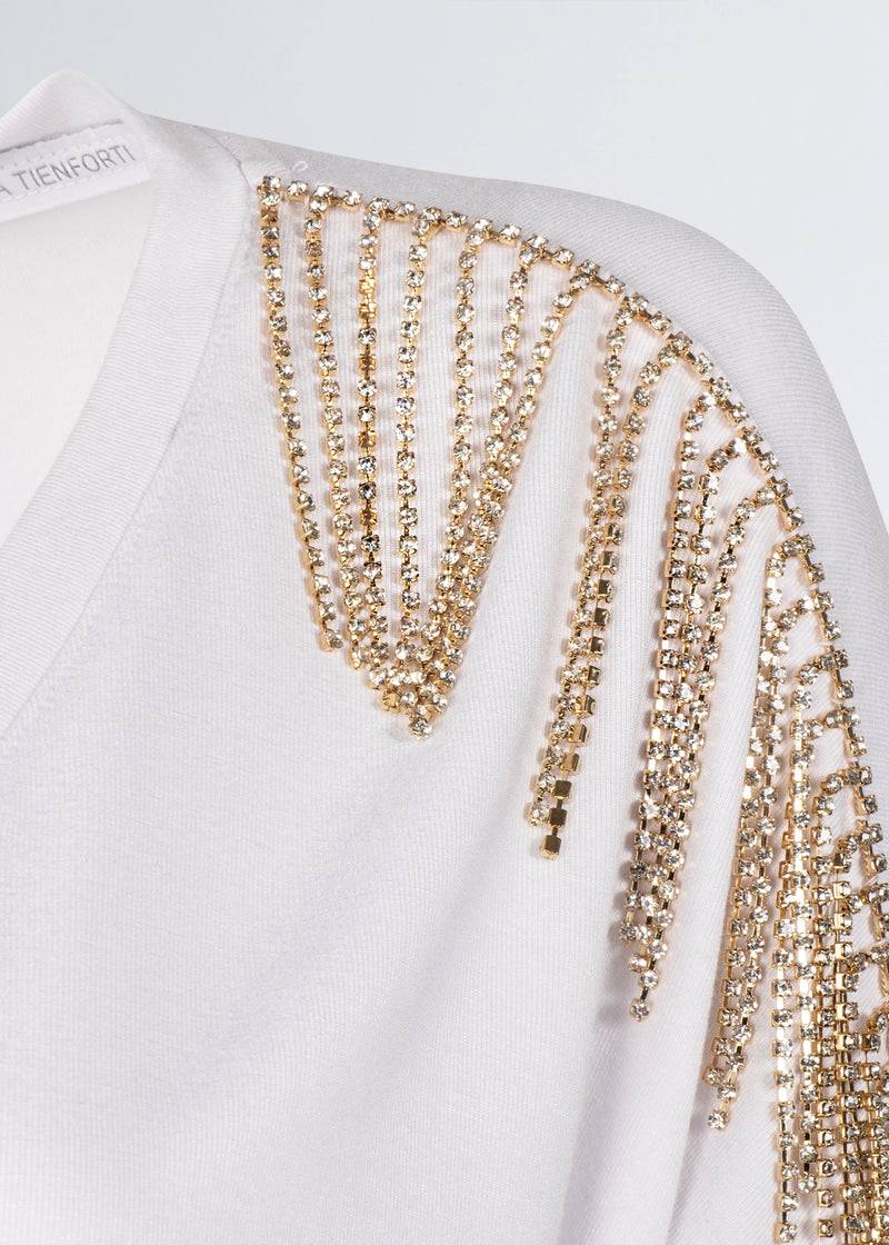 Paola T. Maglia In Jersey Di Viscosa