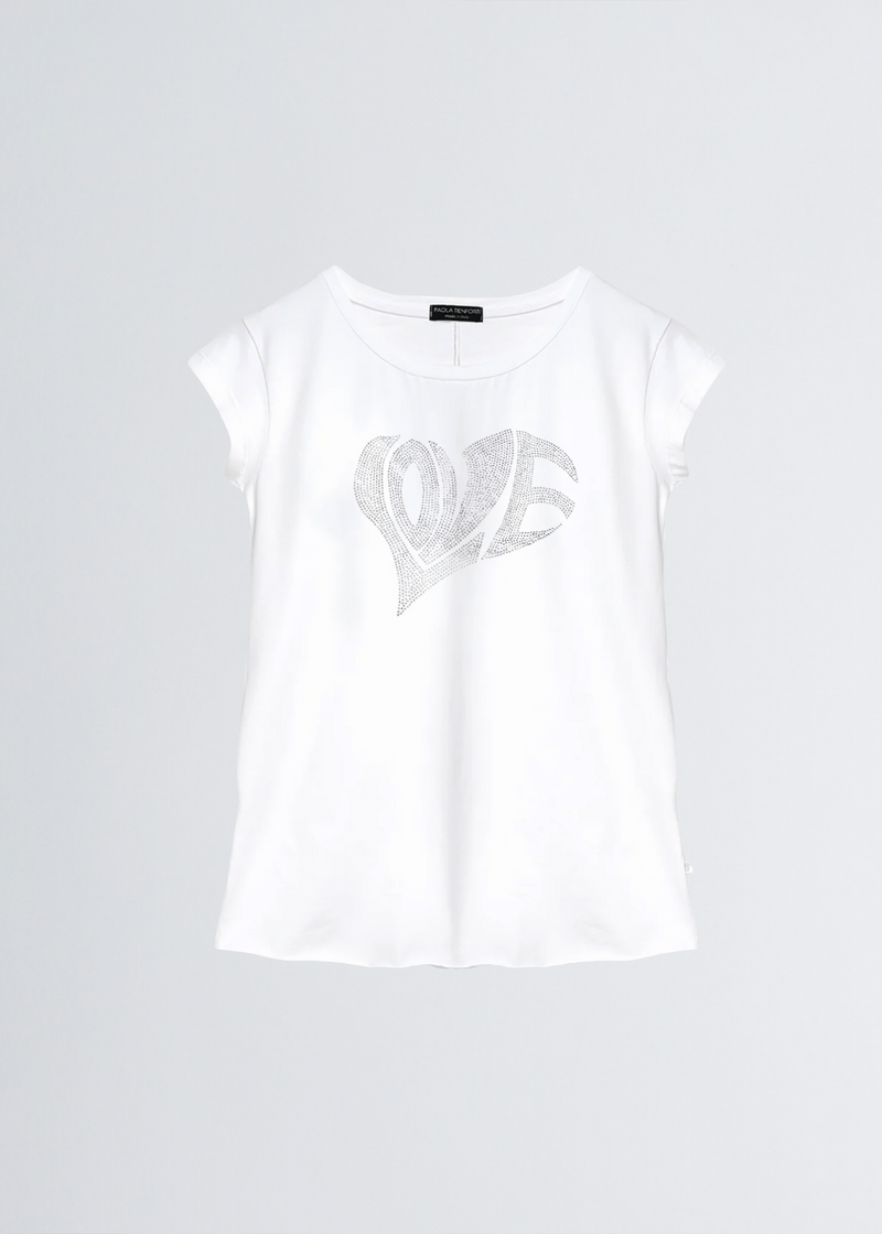 Paola T. Maxi T-shirt Heart
