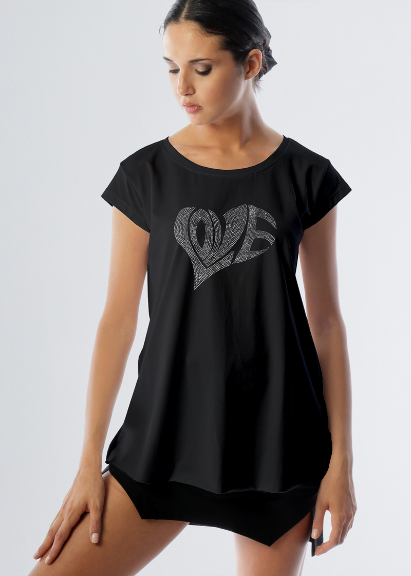 Paola T. Maxi T-shirt Heart