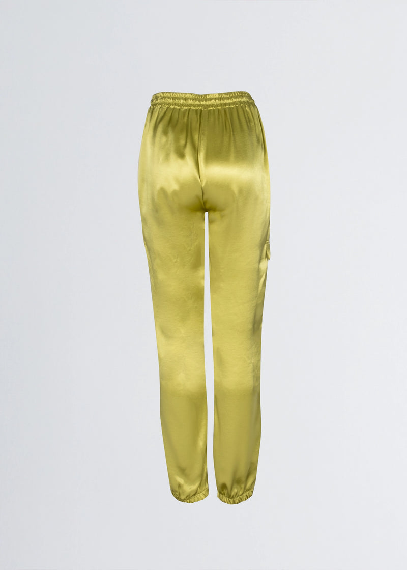 Paola T. Pantalone Cargo In Raso Di Viscosa