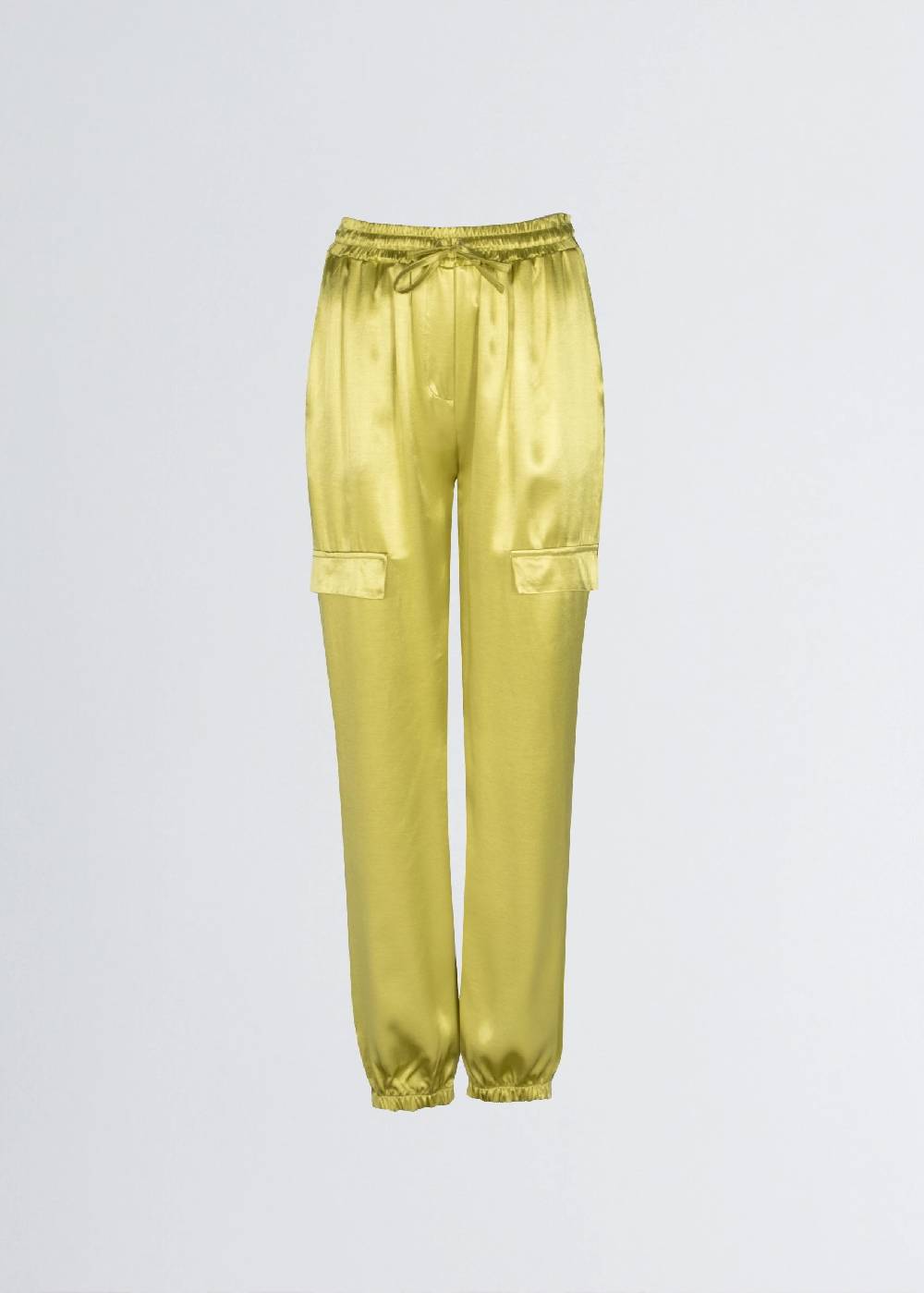 Paola T. Pantalone cargo in raso di viscosa