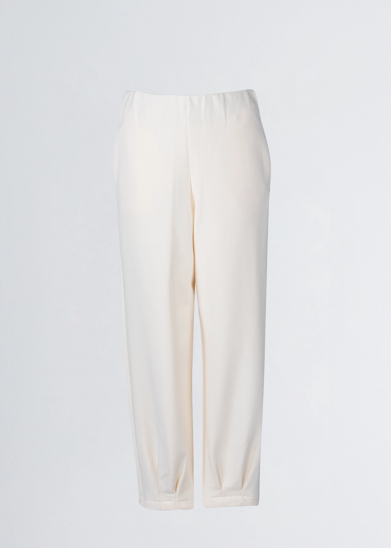 Paola T. Pantalone In Cotone Con Pinces