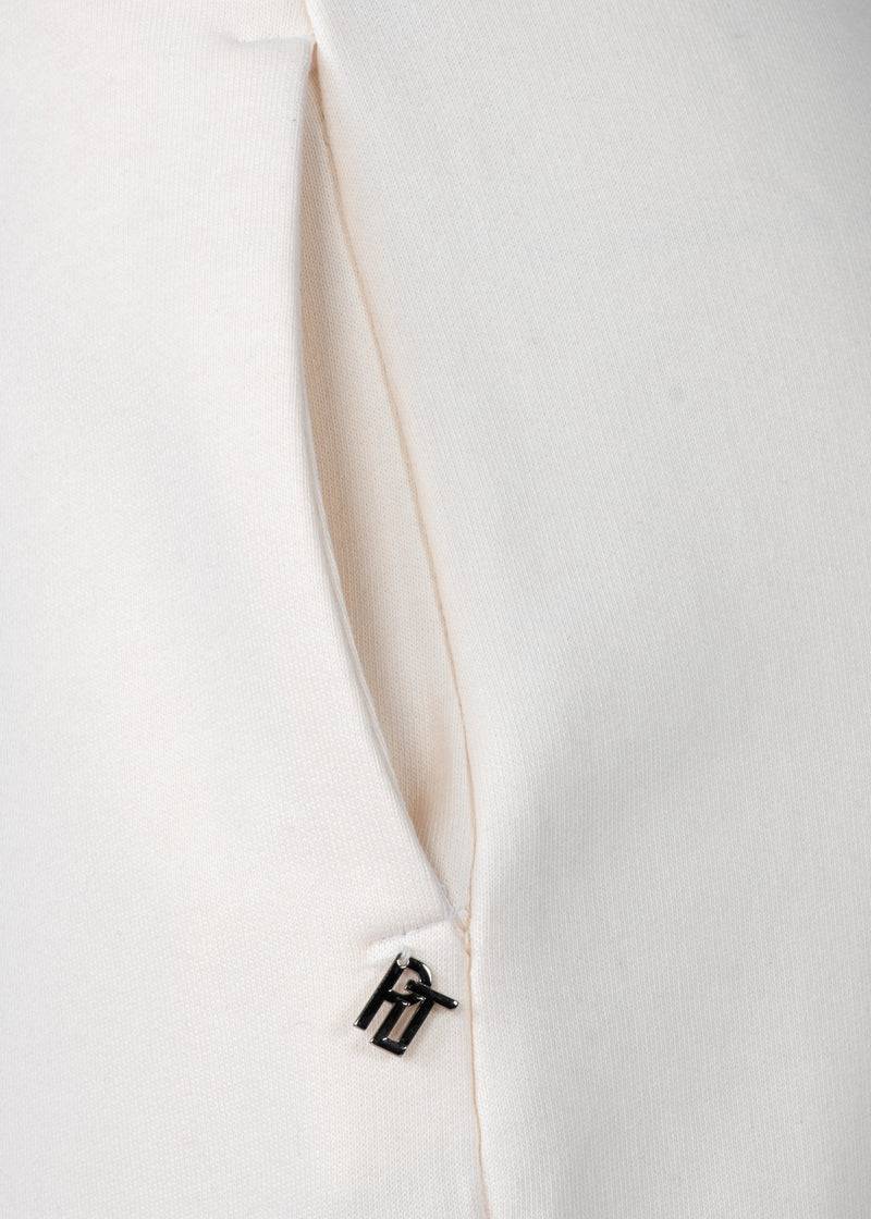 Paola T. Pantalone In Cotone Con Pinces