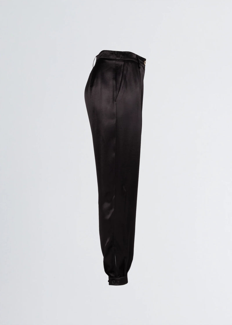 Paola T. Pantalone Jogger In Raso Di Viscosa