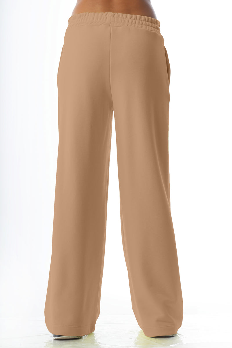 Paola T. Pantalone Palazzo In Cotone Stretch