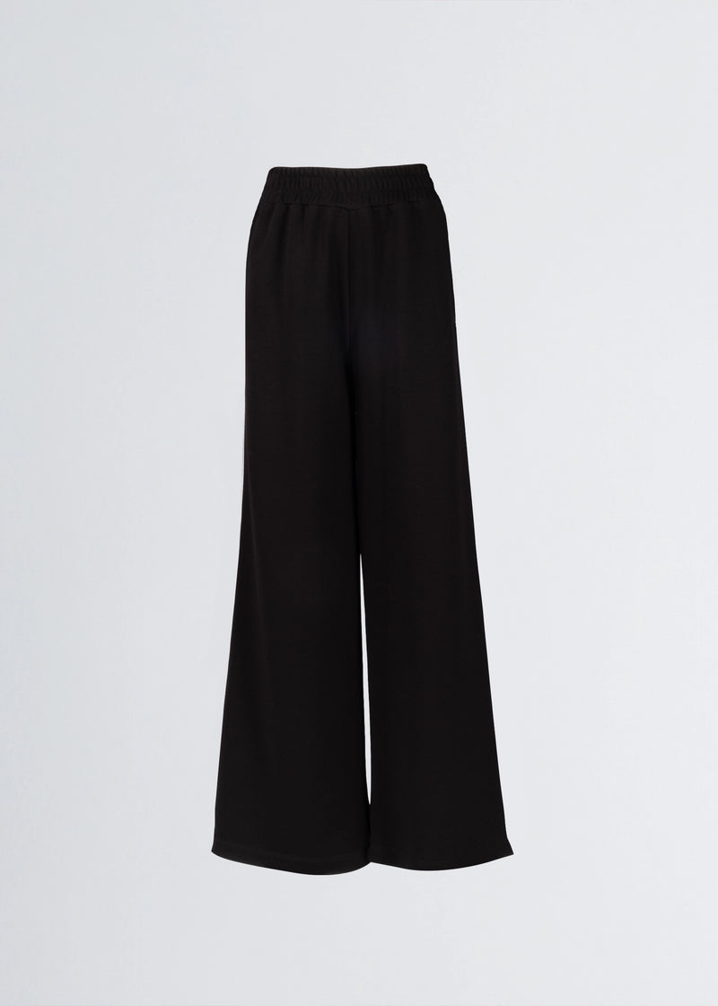 Paola T. Pantalone Palazzo In Cotone Stretch